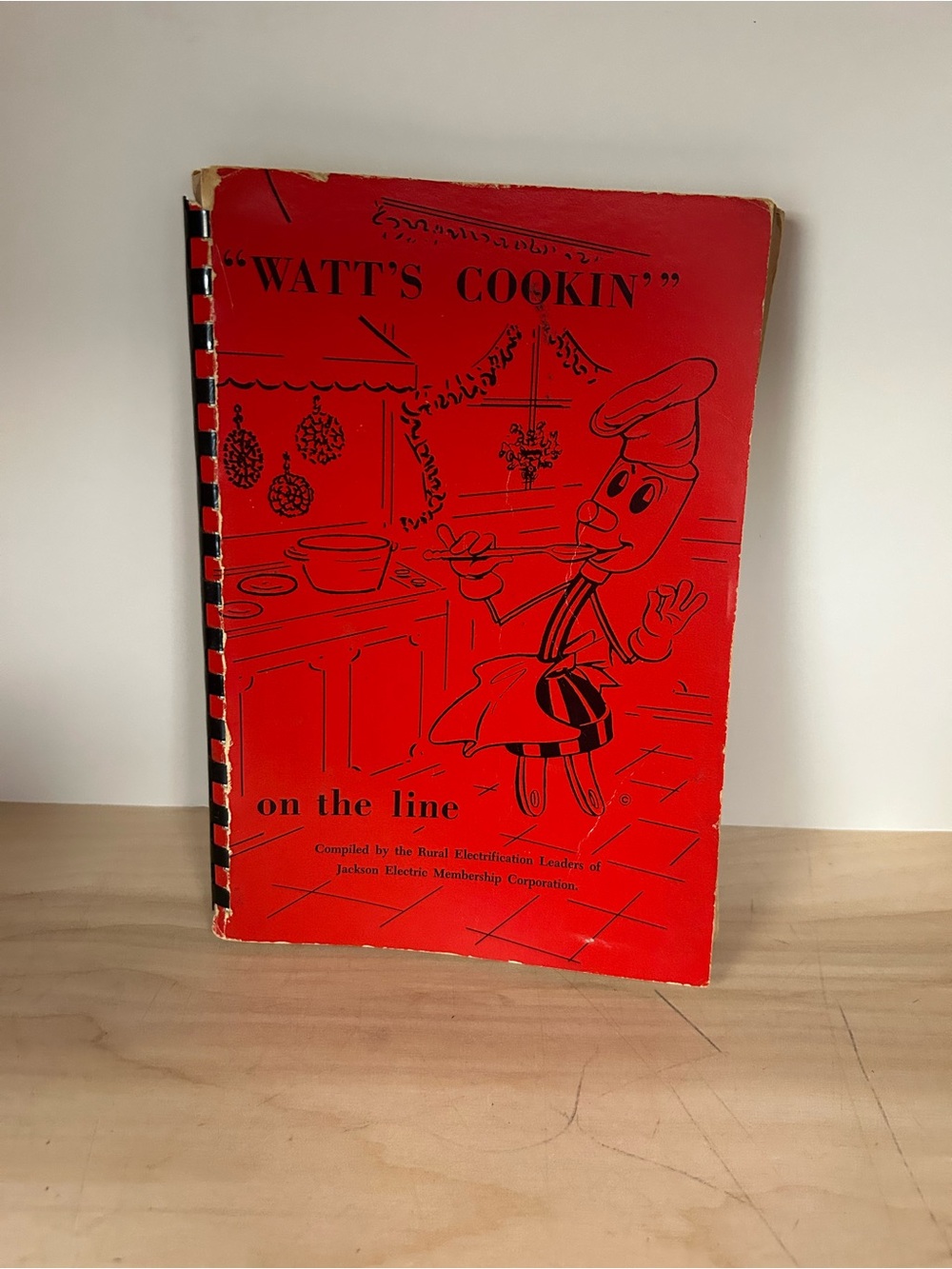 Vintage “Watt’s Cookin’” Community Cookbook – Jackson Electric EMC Georgia